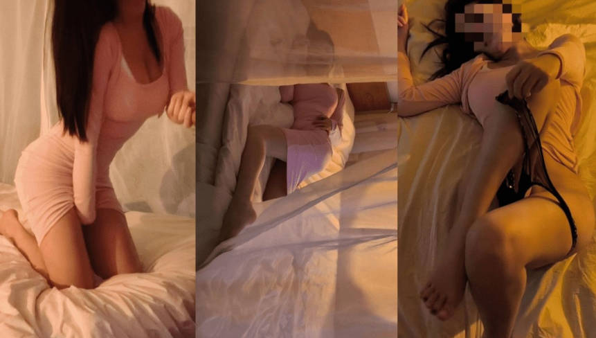 真实原创NTR情侣「张小妖」最近没找到合适的单男，帮老公撸管发泄一下，脑海里想着老婆在单男面前各种淫荡行为，精液喷涌而出5V (4)